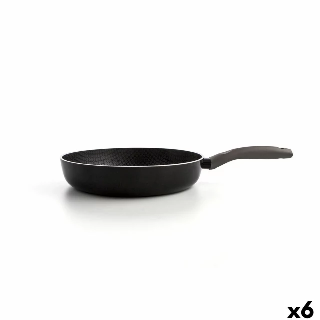 Pan Honey Black Metal Ø 28 cm (6 Units)