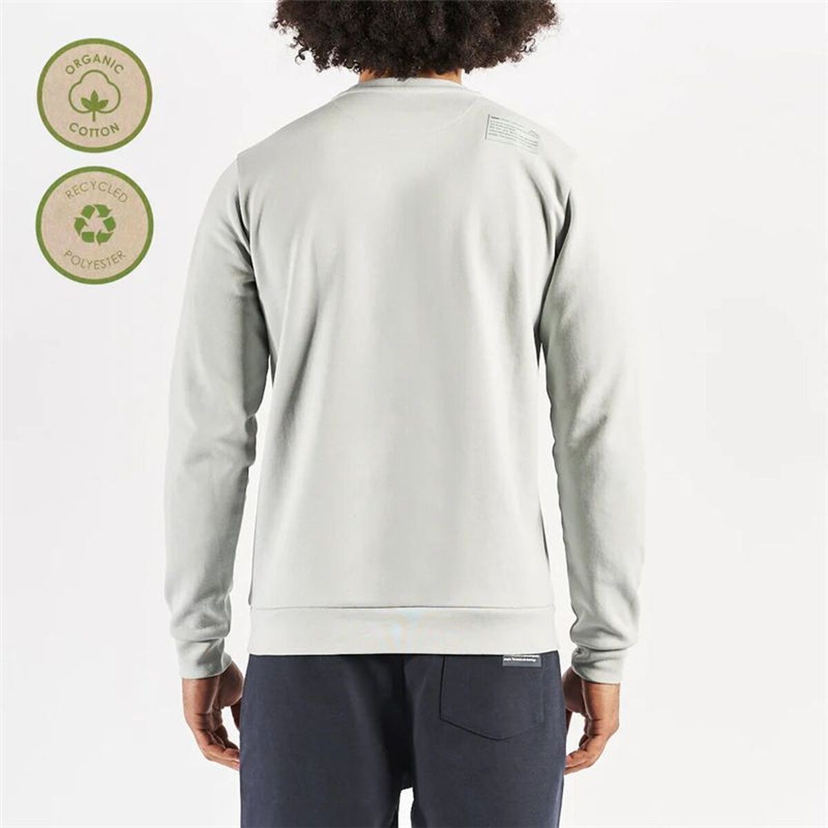 Men’s Sweatshirt without Hood Edard Life Light Blue