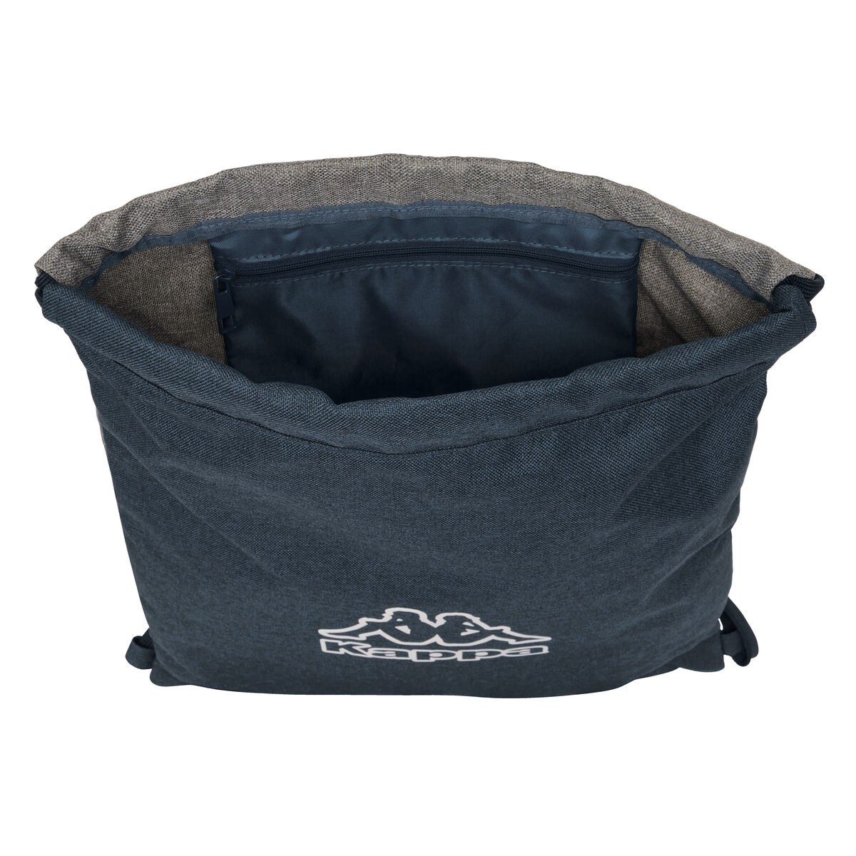 Backpack with Strings Dark navy Grey Navy Blue 35 x 40 x 1 cm