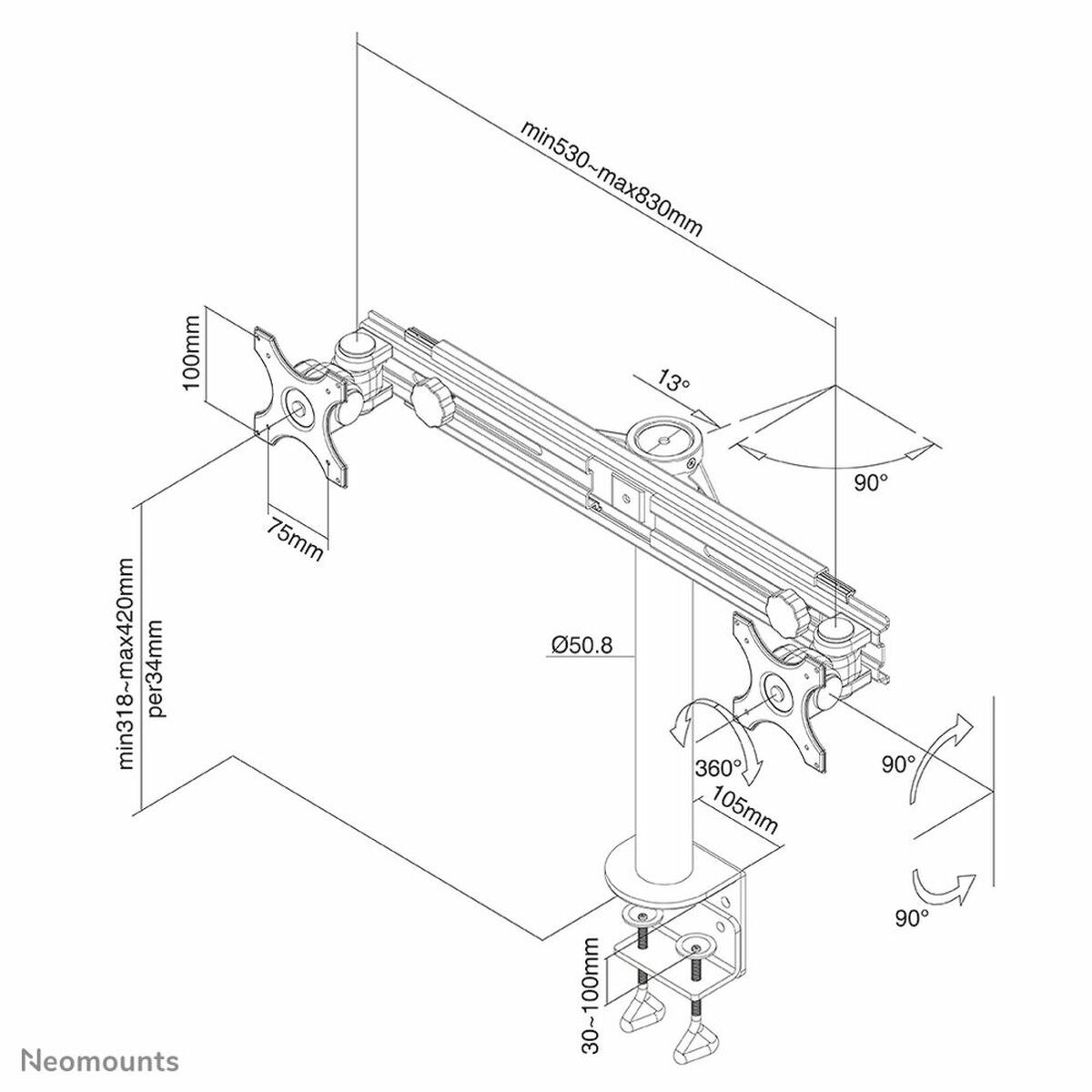 TV Mount FPMA-D700D 10-30" 8 kg