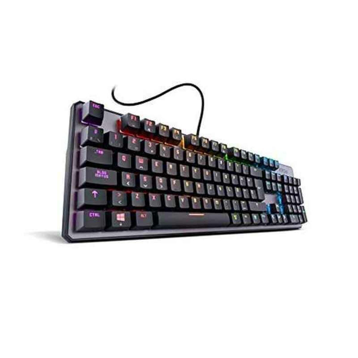 Игровая клавиатура Gaming Kernel Чёрный Испанская Qwerty