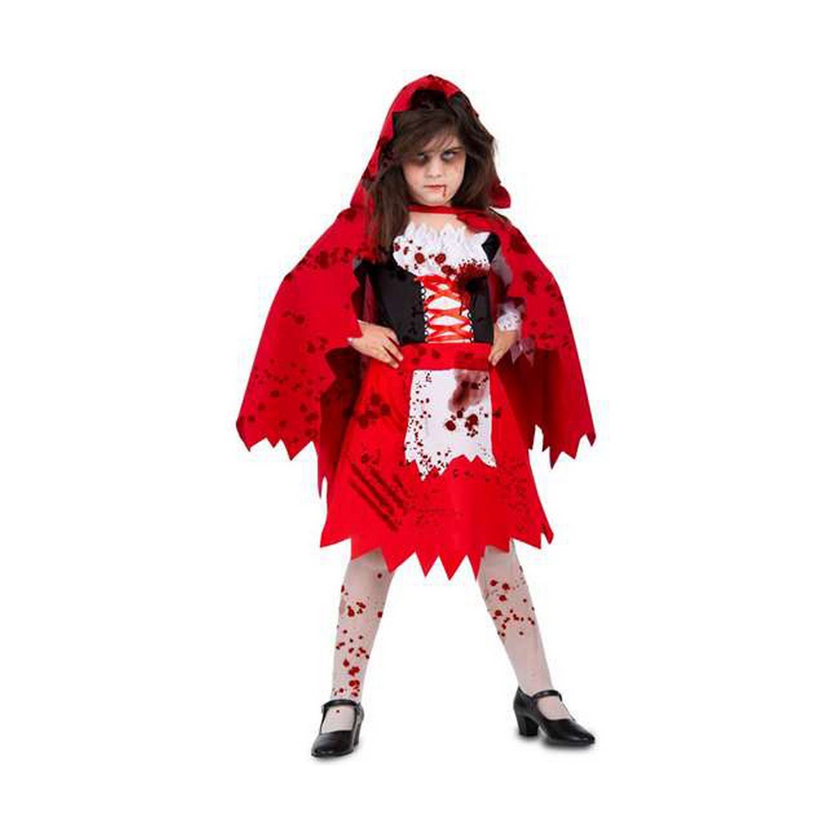 Costume for Children Bloody Little Red Riding Hood Red