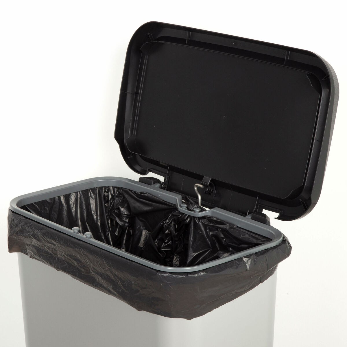Waste bin Grey Plastic 50 L (5 Units)