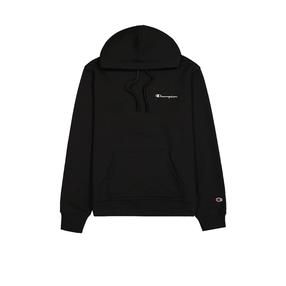 Толстовка с капюшоном мужская HOODED SWEATSHIRT 220258 NBK Чёрный