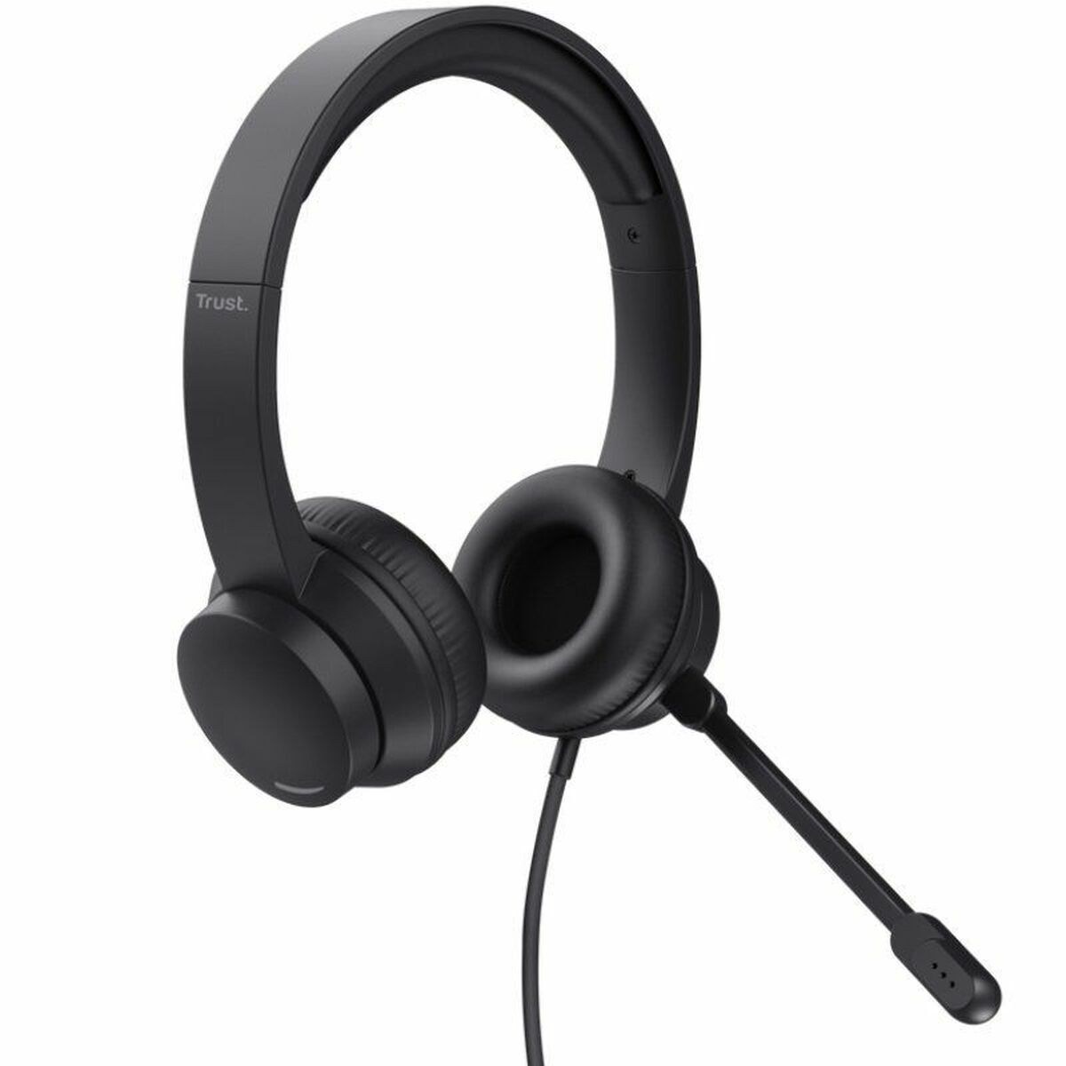 Наушники с микрофоном HS-201 Чёрный