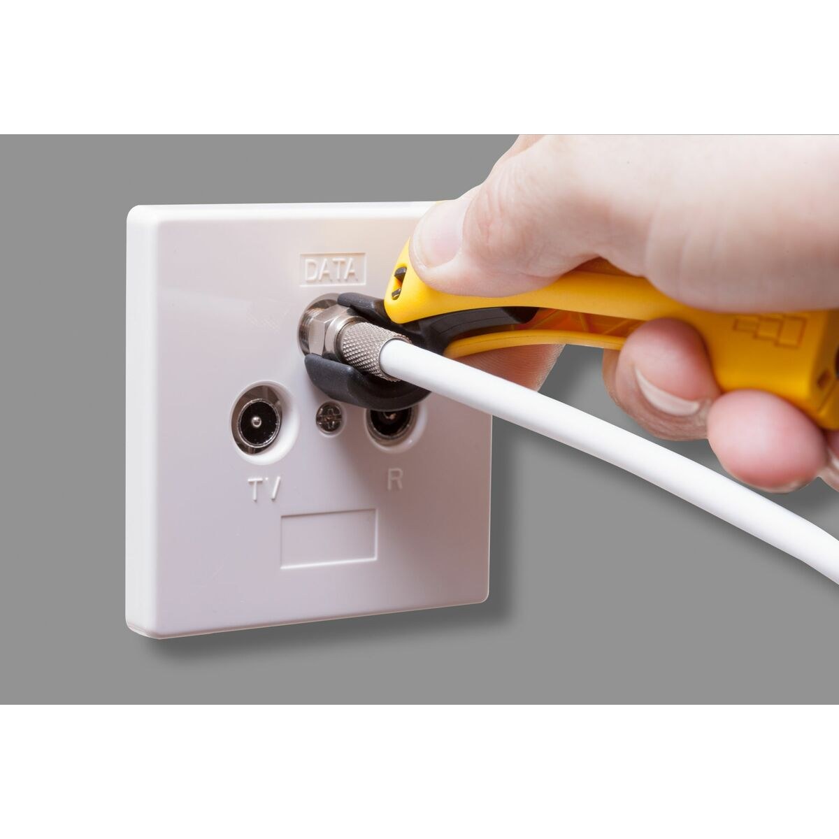 Плоскогубцы для зачистки проводов Top Coax Plus