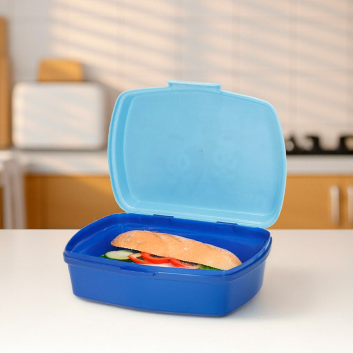Lunch box 380 ml 17 x 5,5 x 13,5 cm Bottle (6 Units)