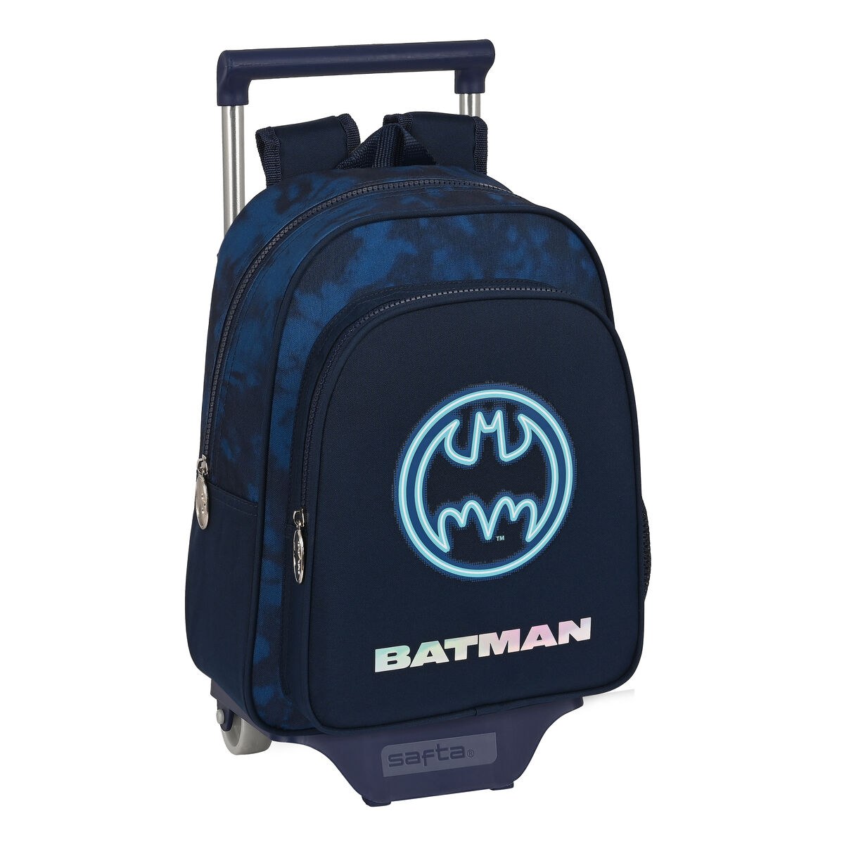 School Rucksack with Wheels Legendary Navy Blue 27 x 33 x 10 cm