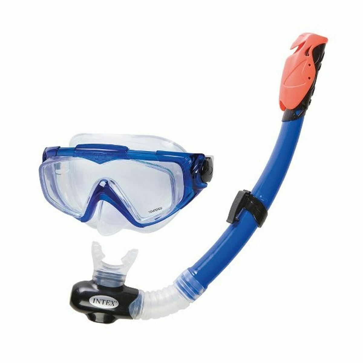 Очки для ныряния с трубкой Aqua Pro Swim Синий