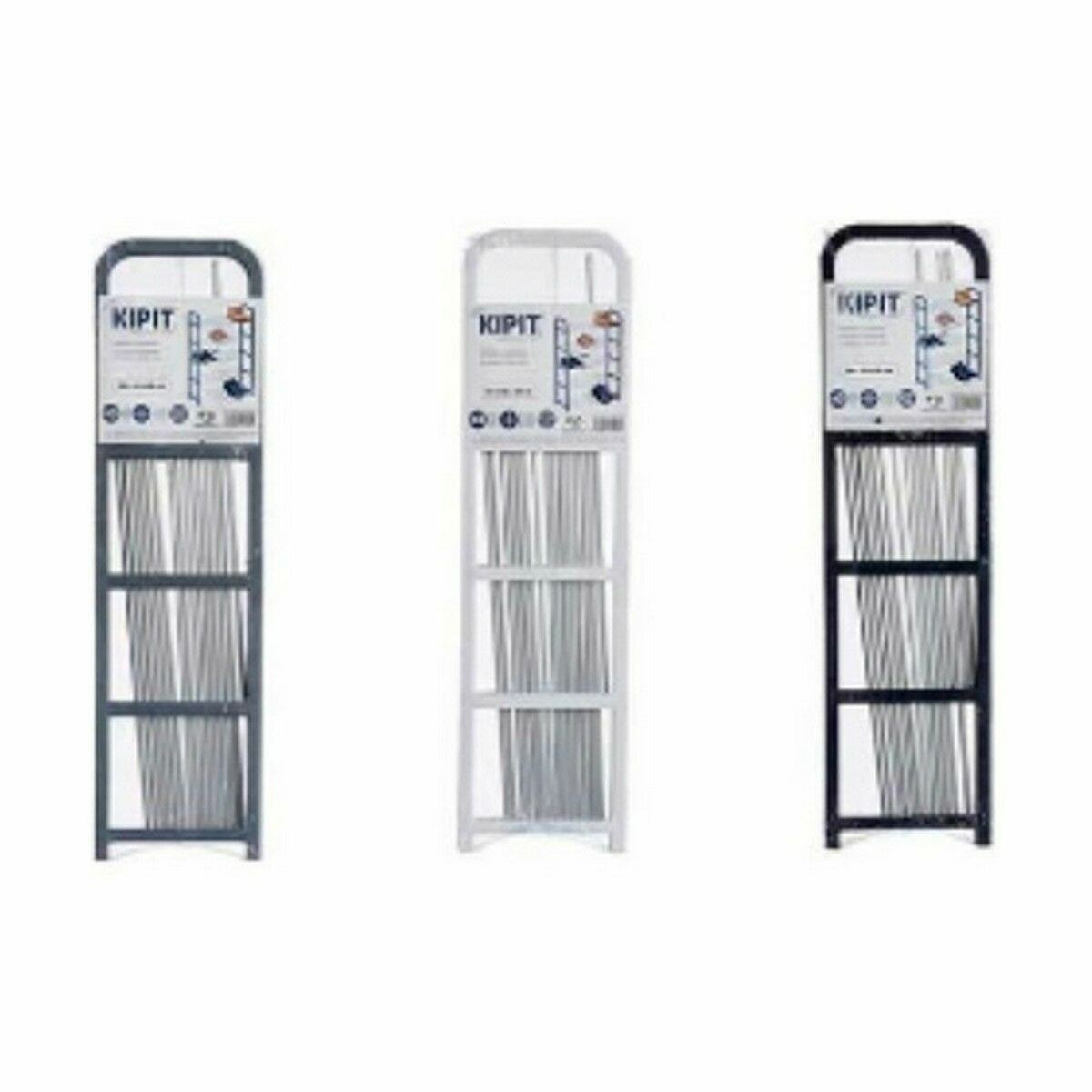 Shoe Rack White Black Grey 68 x 3,5 x 18,5 cm 68 x 3 x 18,5 cm (12 Units)