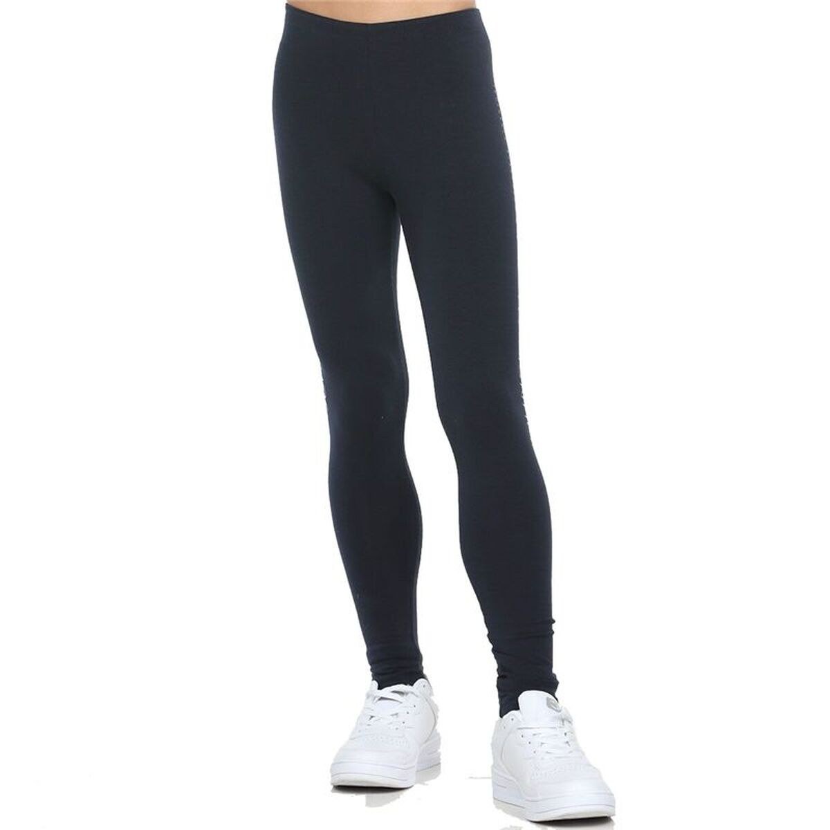 Sports Leggings for Children Black Navy Blue