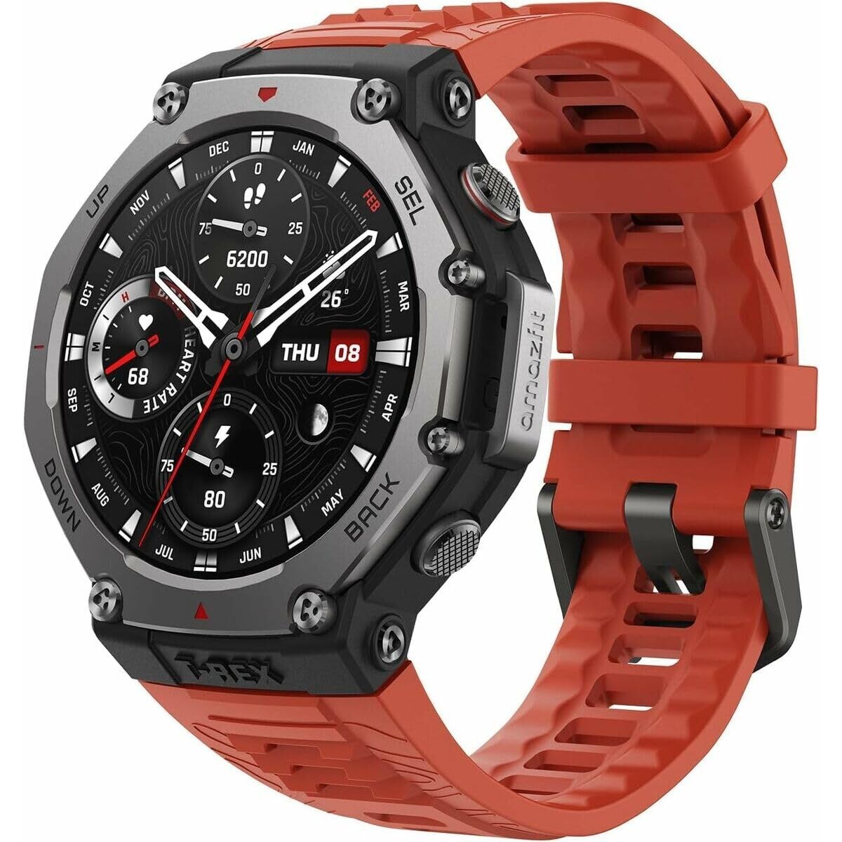 Smartwatch T-REX 3 Red 1,5" 47 mm