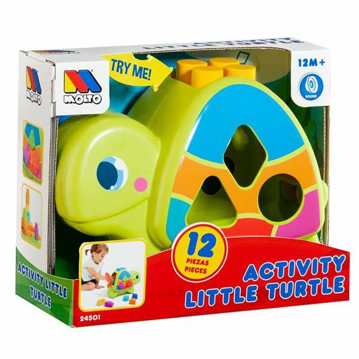Interactive Toy 57 x 27,5 x 97 cm Tortoise 12 Pieces