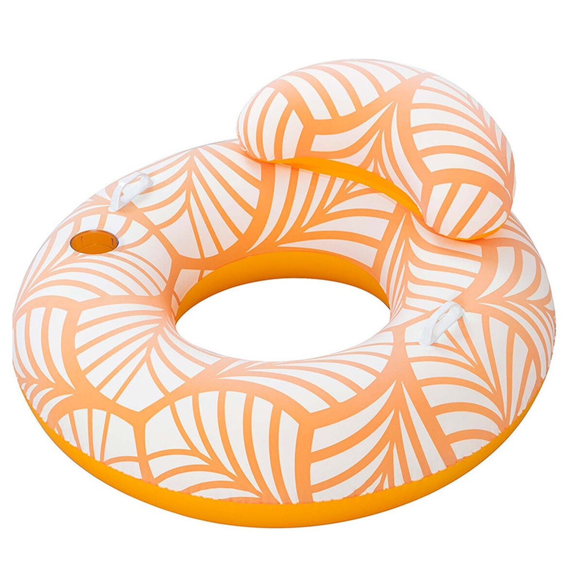 Inflatable Pool Chair Deluxe 118 x 117 cm White Orange (Refurbished B)