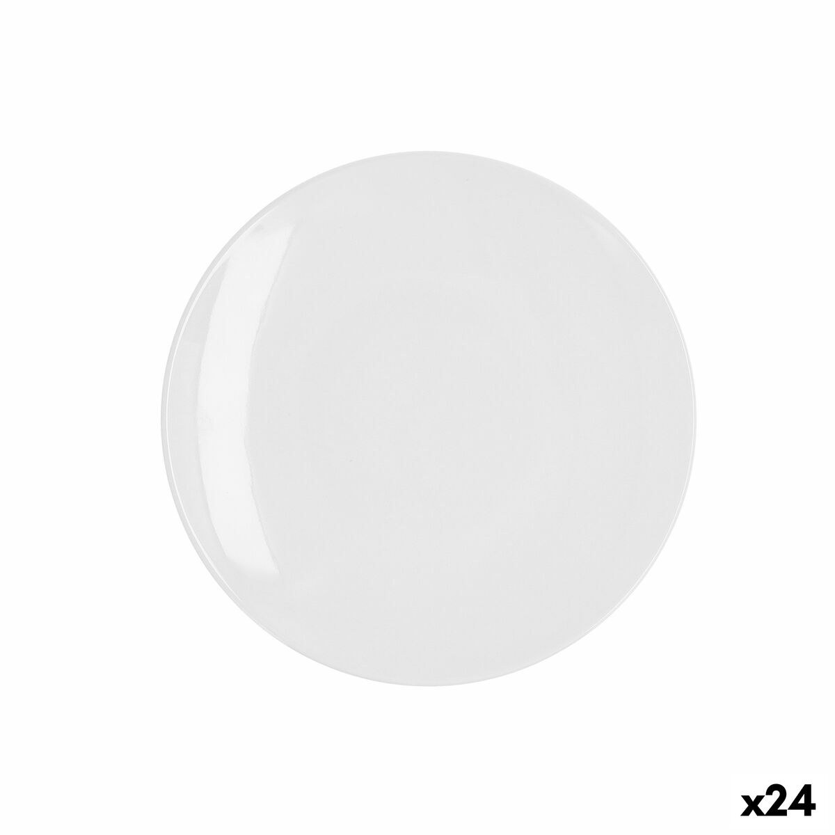 Блюдо для десертов Select Basic Белый Пластик 20 cm (24 штук)