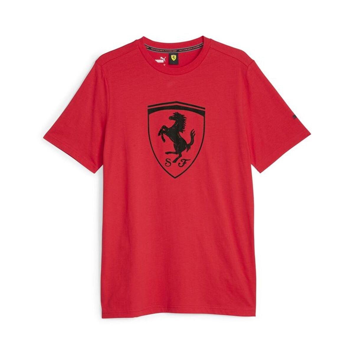 Men’s Short Sleeve T-Shirt Ferrari Race Tonal B Red