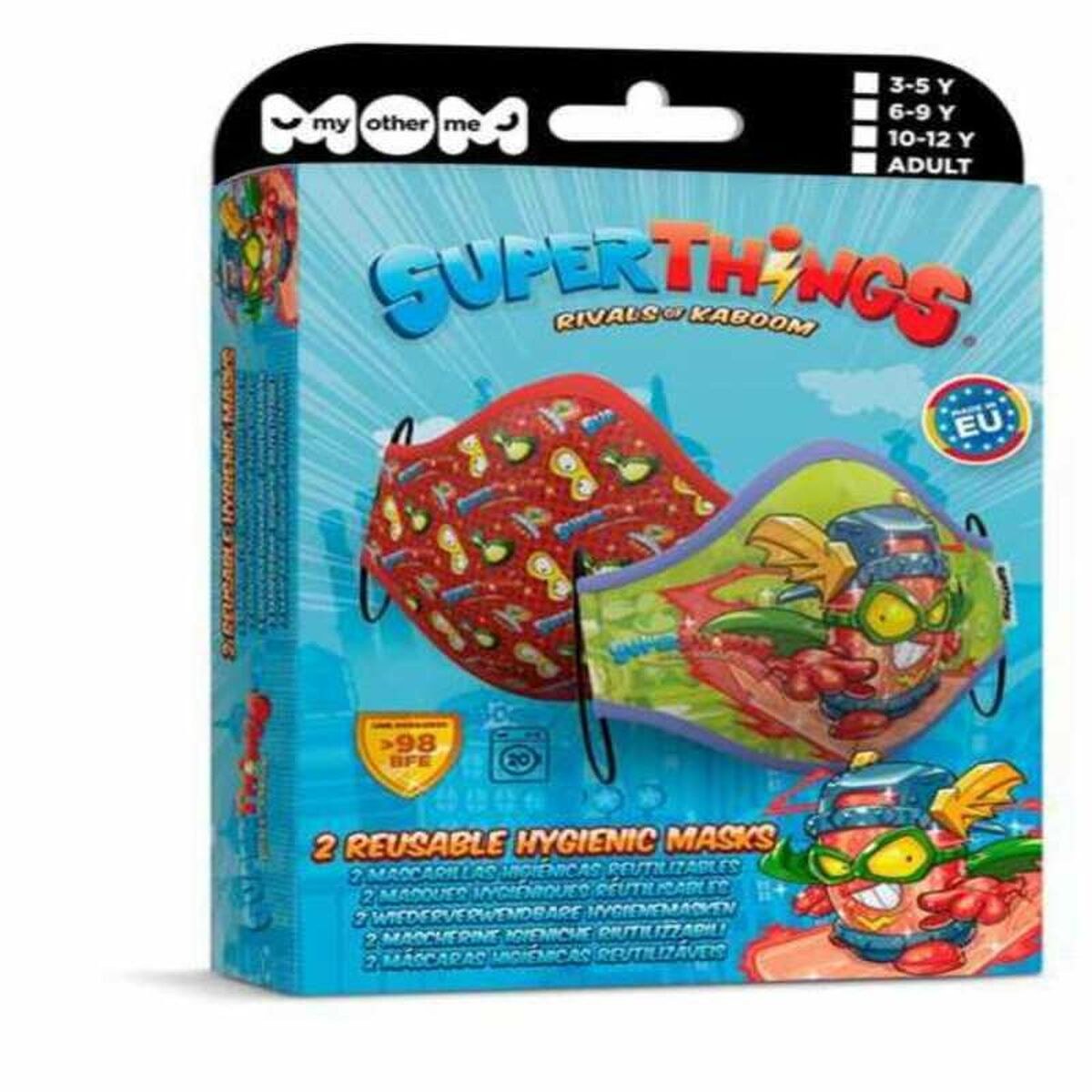 Гигиеническая маска многоразового использования Super Zings Premium 10-12 Years