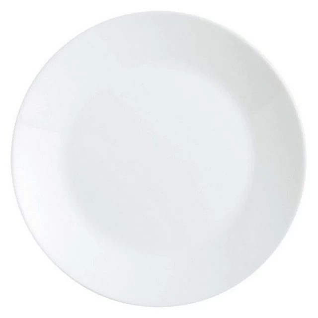 Snack Bowl Zelie White Glass Ø 25 cm Circular
