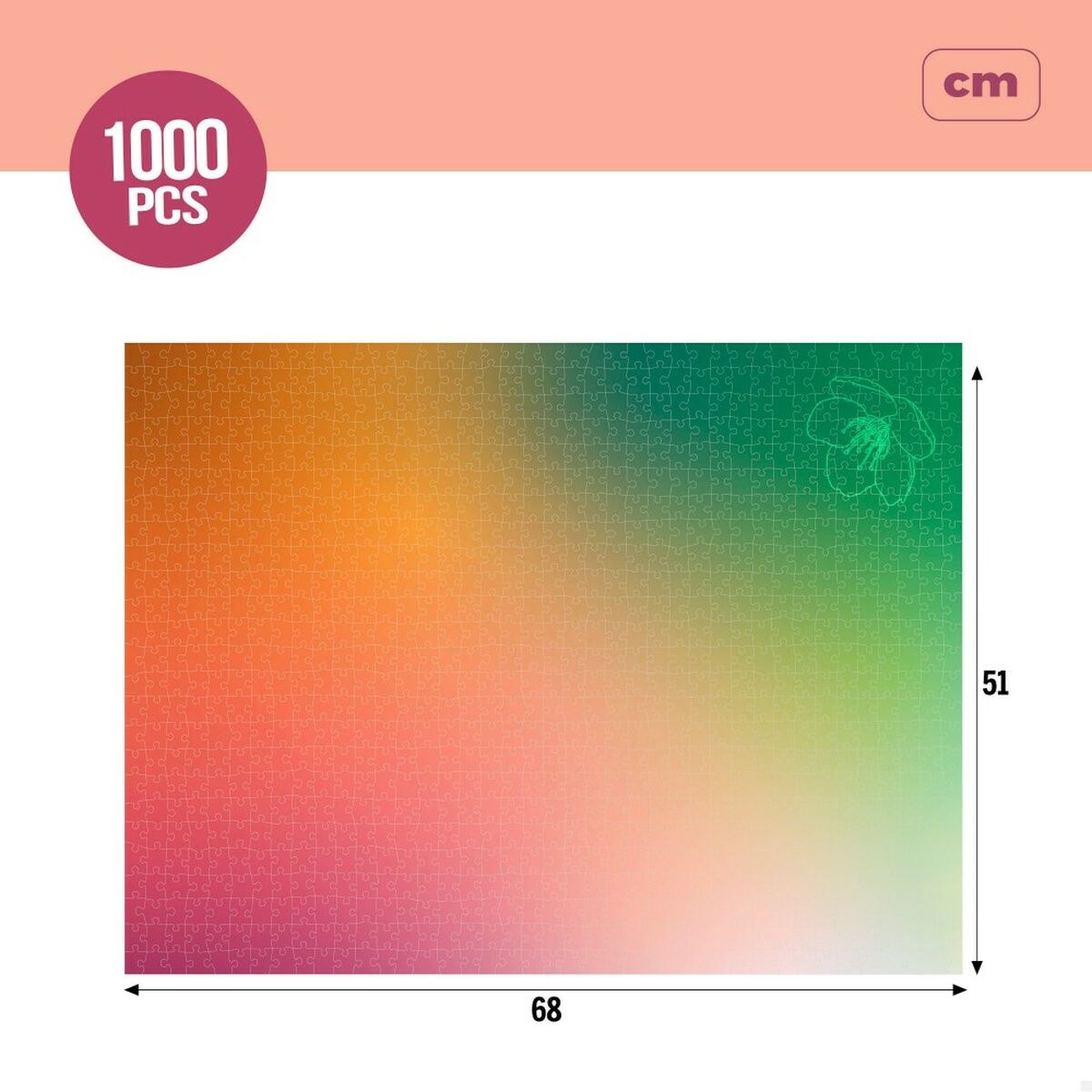 Головоломка Season's Gradients Spring 68 x 50 cm (6 штук)