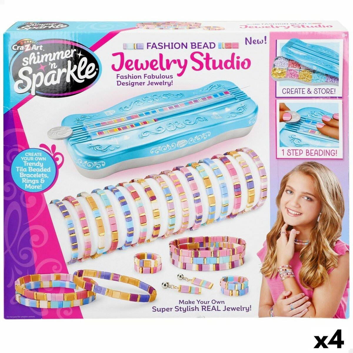 Jewellery Kit 25 x 4 x 10 cm (4 Units)