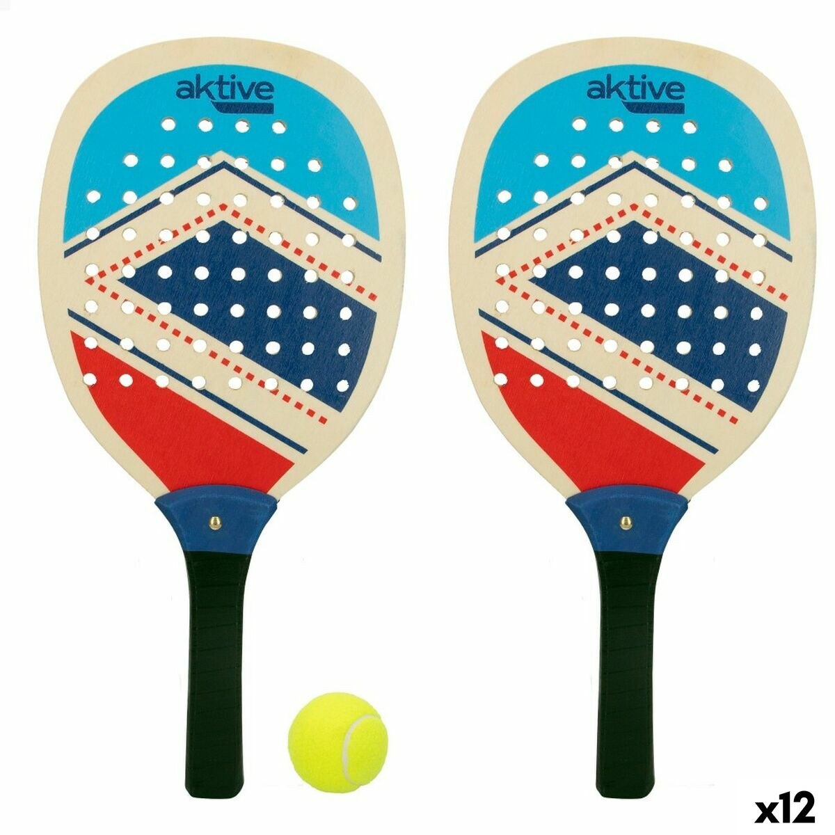 Beach Spades with Ball Blue Red (12 Units)