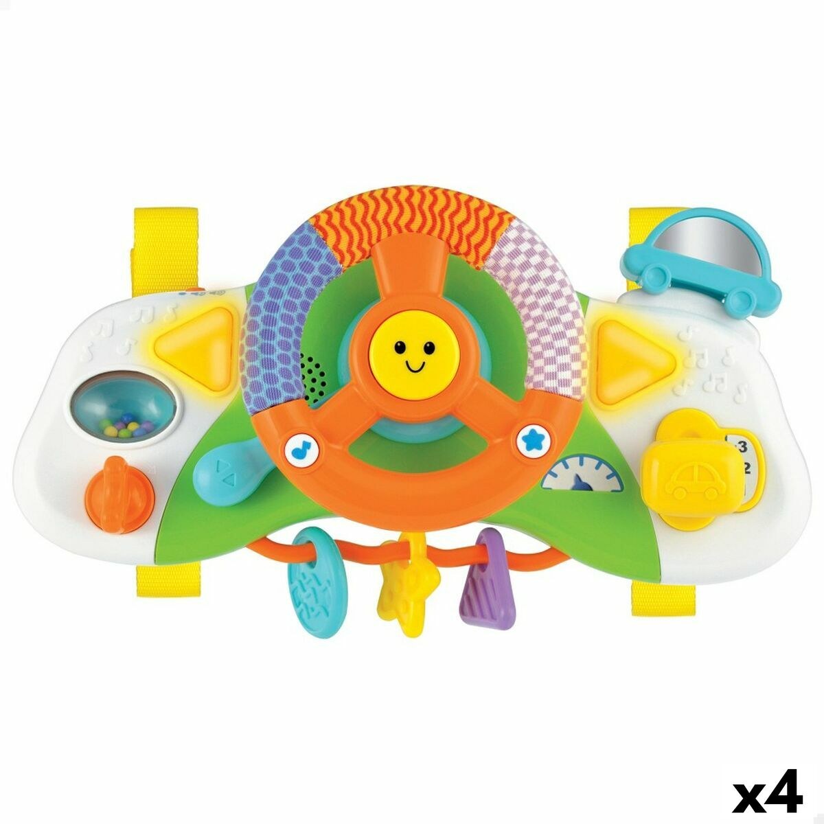 Steering Wheel for Pushchair 27,5 x 15,5 x 7,5 cm (4 Units)