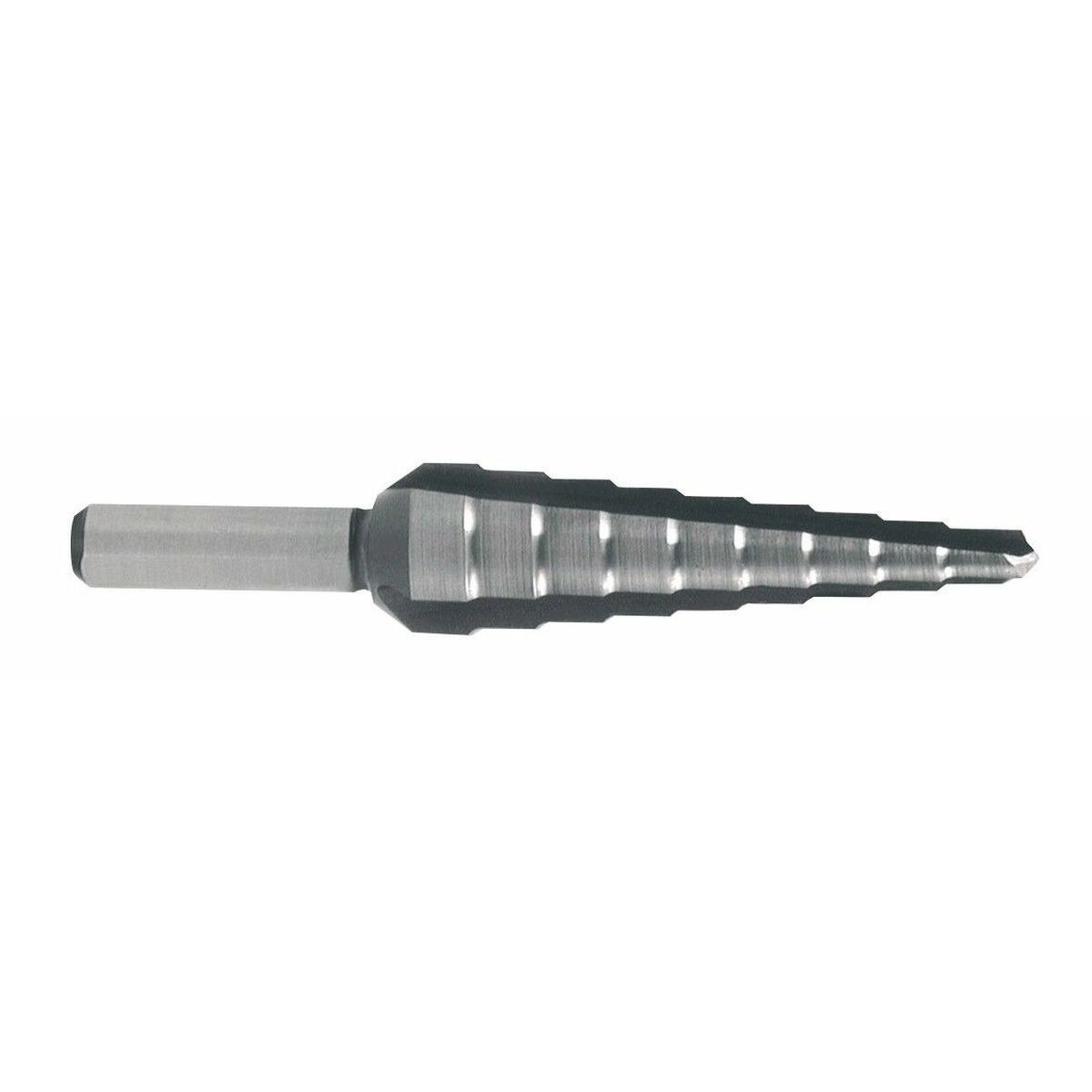 Ступенчатое сверло 101351 4 mm 6 mm 9 mm 12 mm 20 mm 75 mm