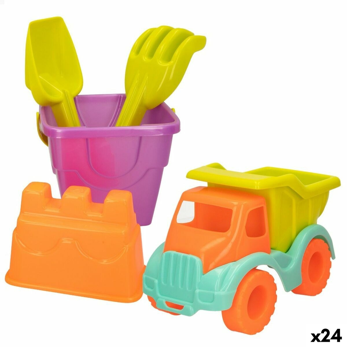 Beach toys set 5 Pieces polypropylene (24 Units)