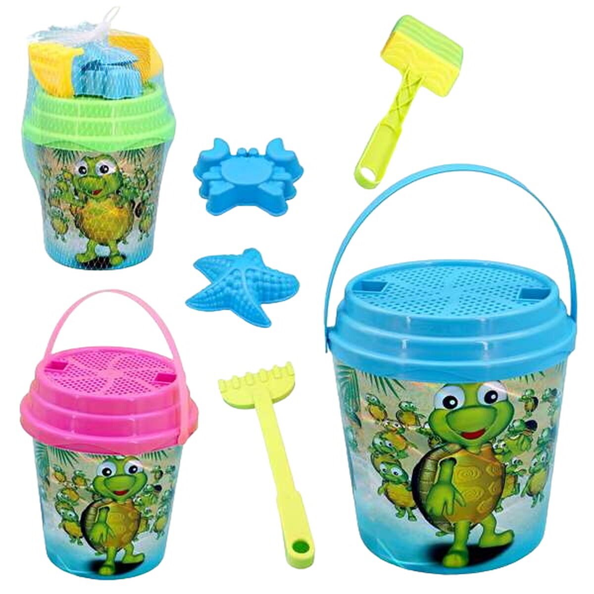 Beach toys set Tortoise 17 x 17 cm