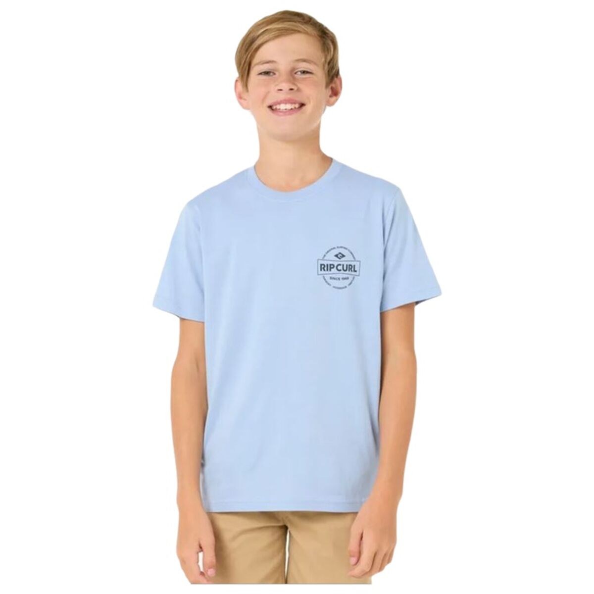 Child's Short Sleeve T-Shirt Staple Tee Blue