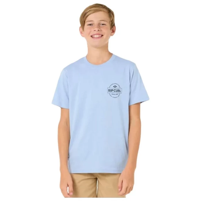 Child's Short Sleeve T-Shirt Staple Tee Blue