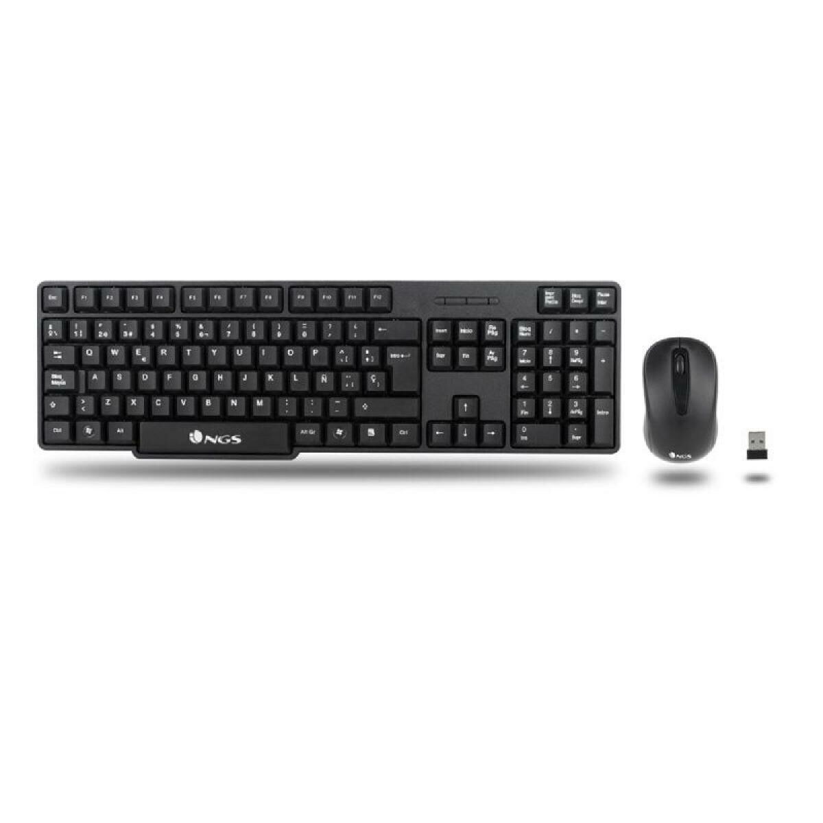 Keyboard and Mouse EUPHORIA KIT Black QWERTY Qwerty US Wireless