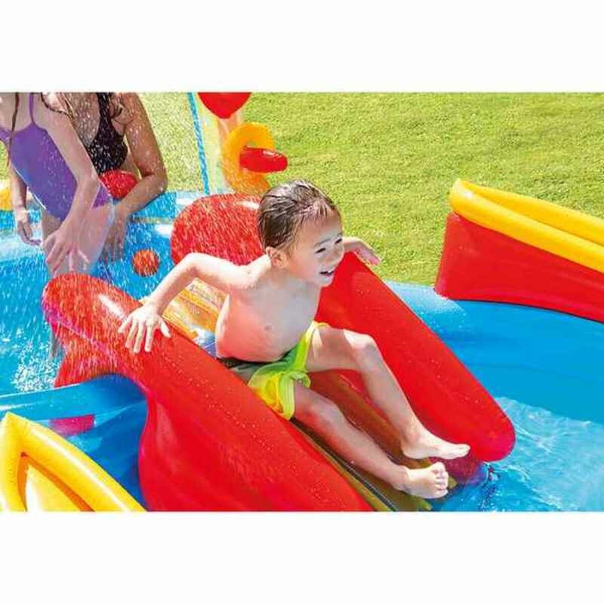 Inflatable Paddling Pool for Children Playground Rainbow 297 x 135 x 193 cm 381 L