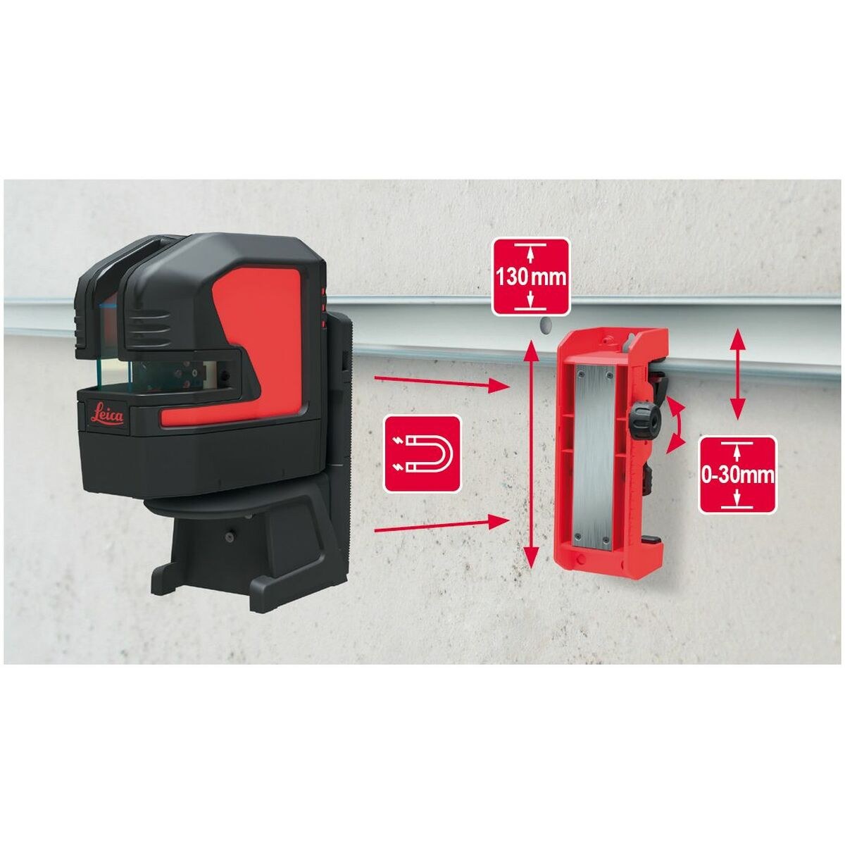 Laser level mount UAL 130 Line laser level
