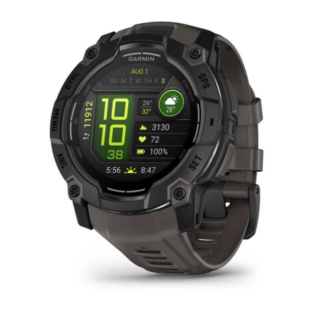 Умные часы Instinct 3 AMOLED Чёрный Зеленый 1,3" Ø 50 mm