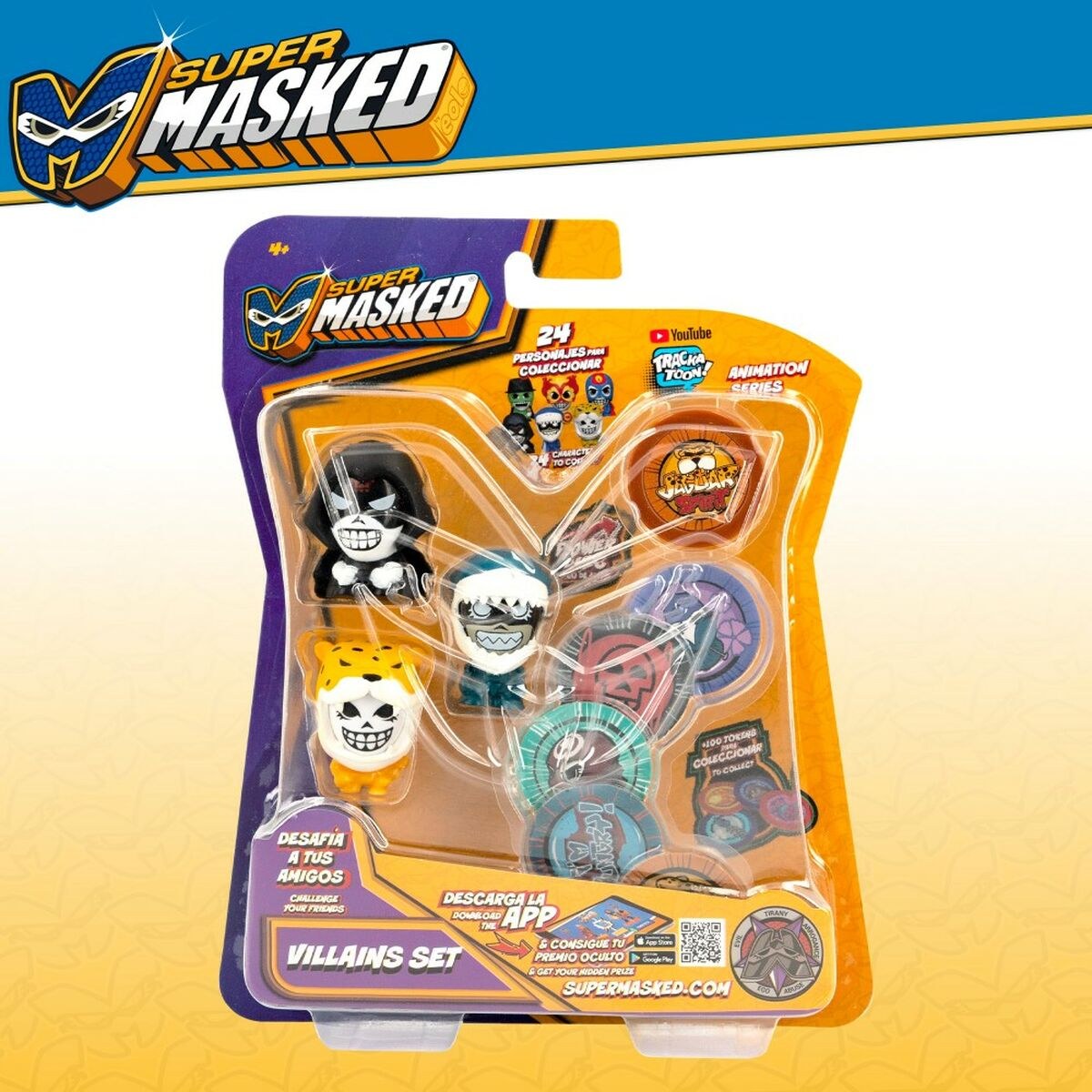 Показатели деятельности Super Masked 3 x 4,5 x 3,5 cm (12 штук)