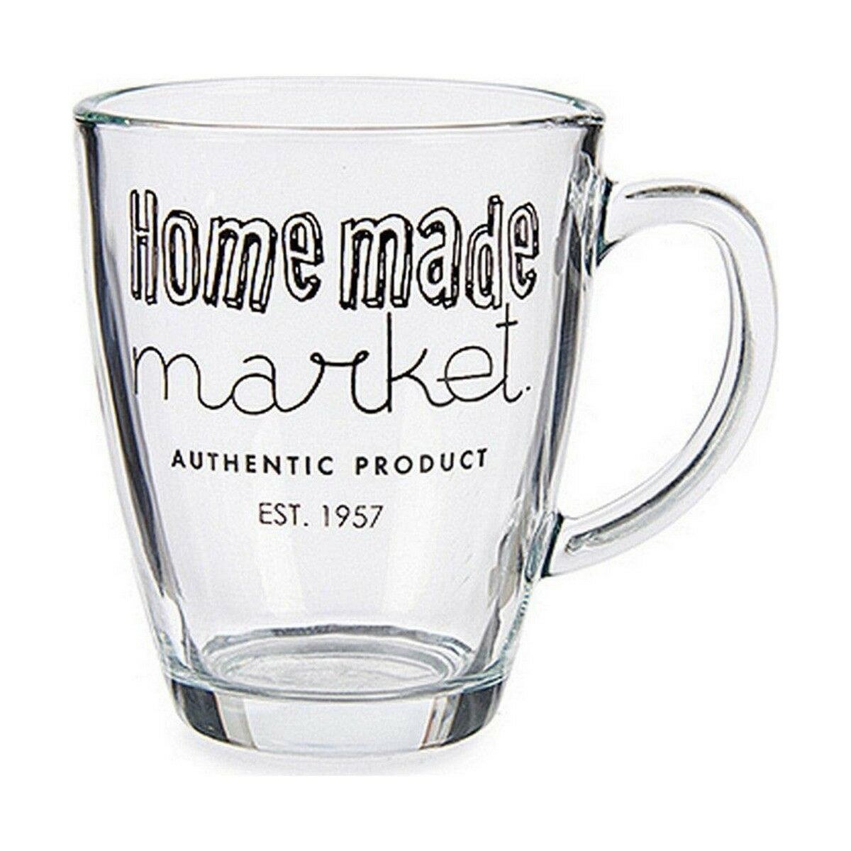 Mug Transparent 320 ml (6 Units)