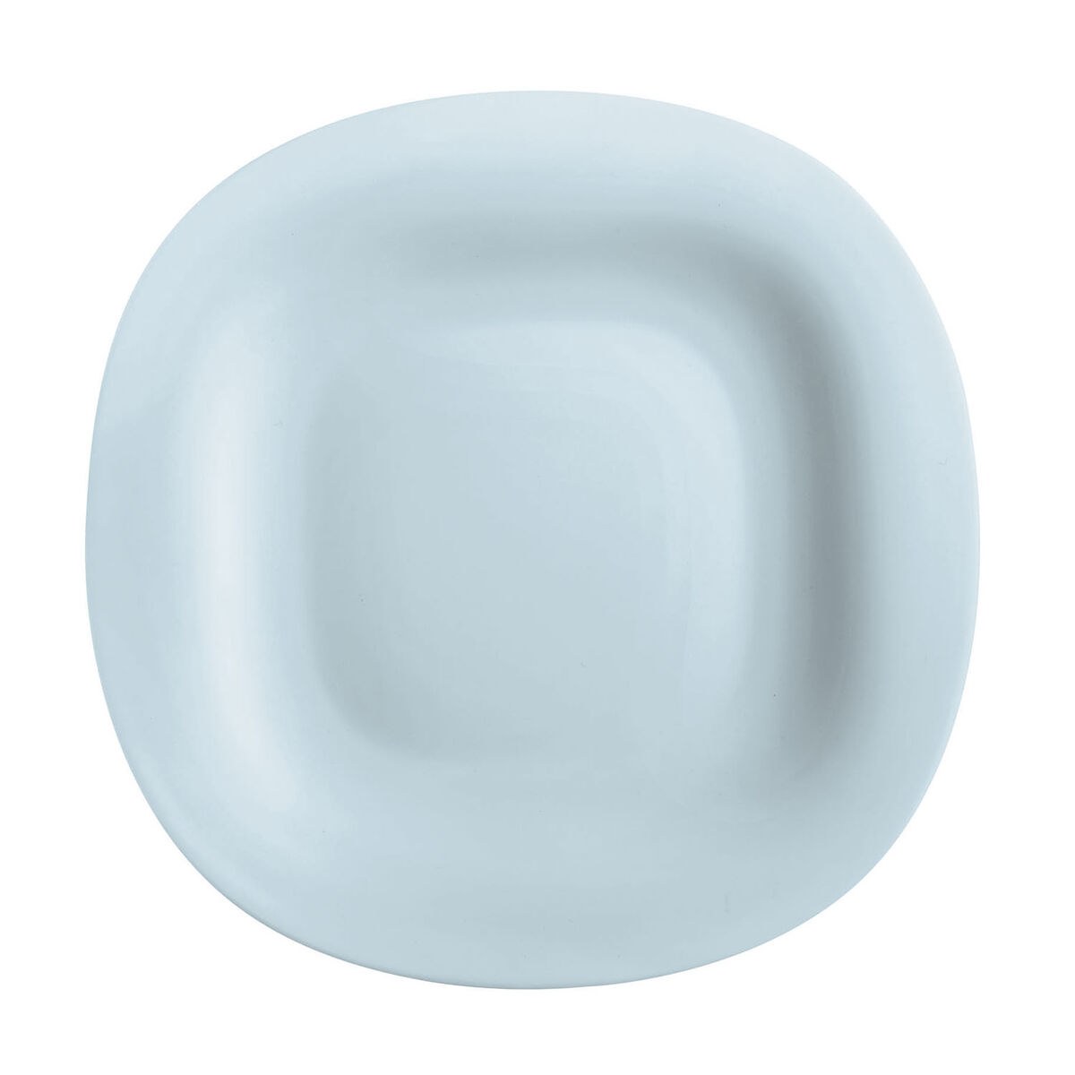 Flat Plate Carine Paradise Blue Glass 27 cm (24 Units)
