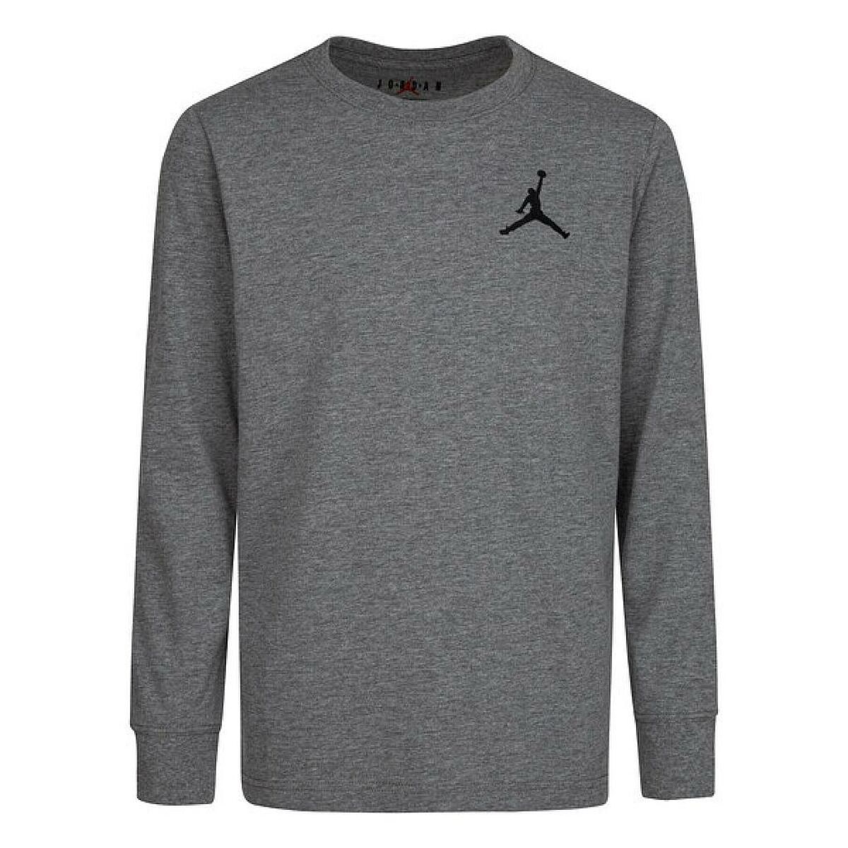 Children’s Long Sleeve T-shirt JDB JUMPMAN AIR EMB 95A903 Grey