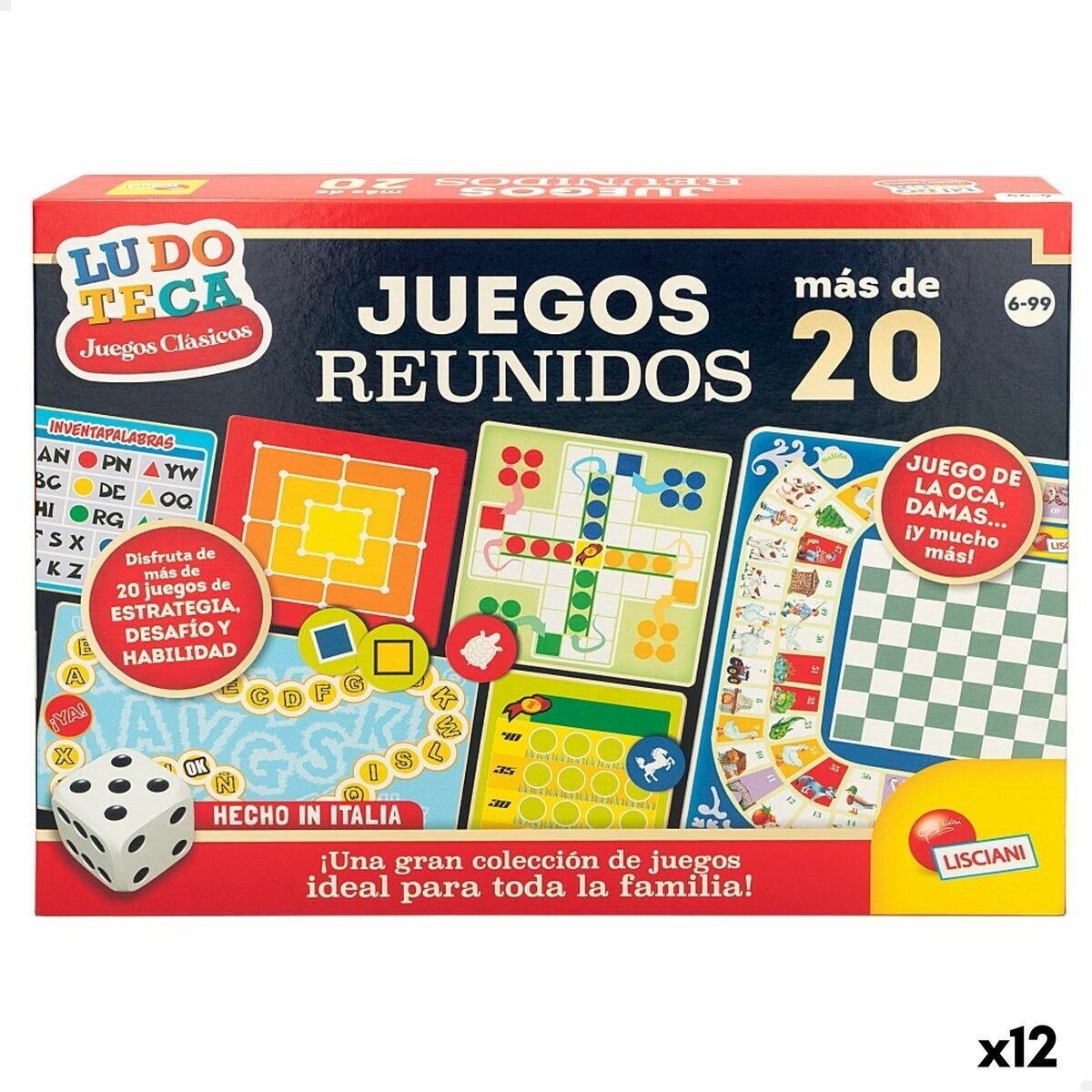 Настольная игра Juegos reunidos 40 x 0,1 x 33 cm ES (12 штук)