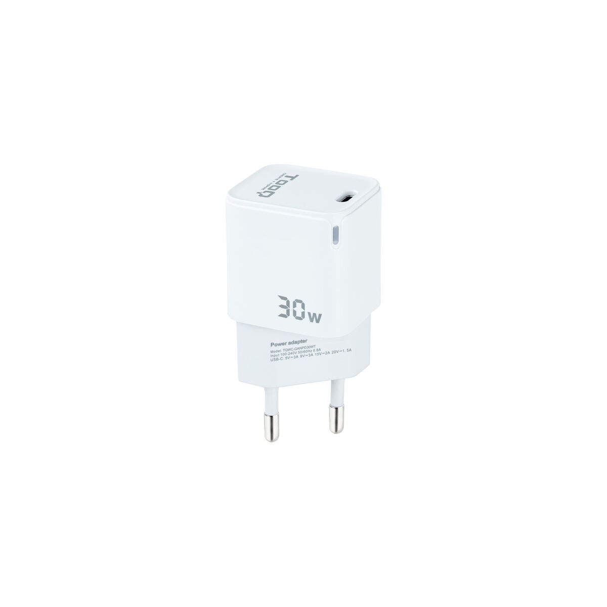 Сетевое зарядное устройство TQWC-GANPD30WT Белый 30 W