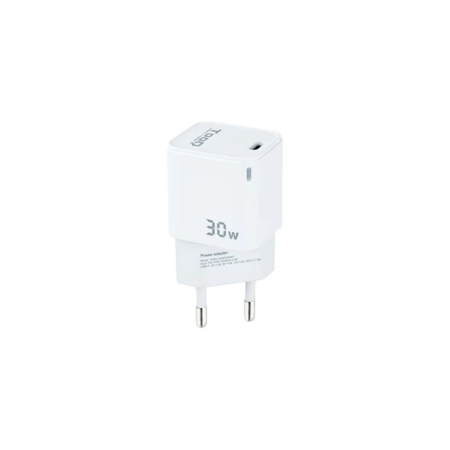 Сетевое зарядное устройство TQWC-GANPD30WT Белый 30 W