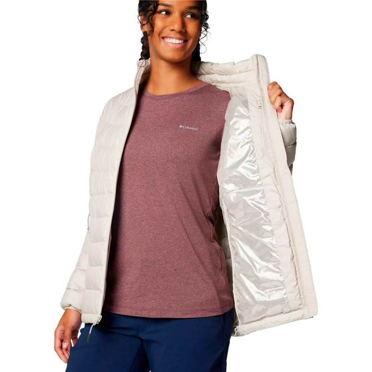 Women's Sports Jacket Powder Lite™ II Full Zip White