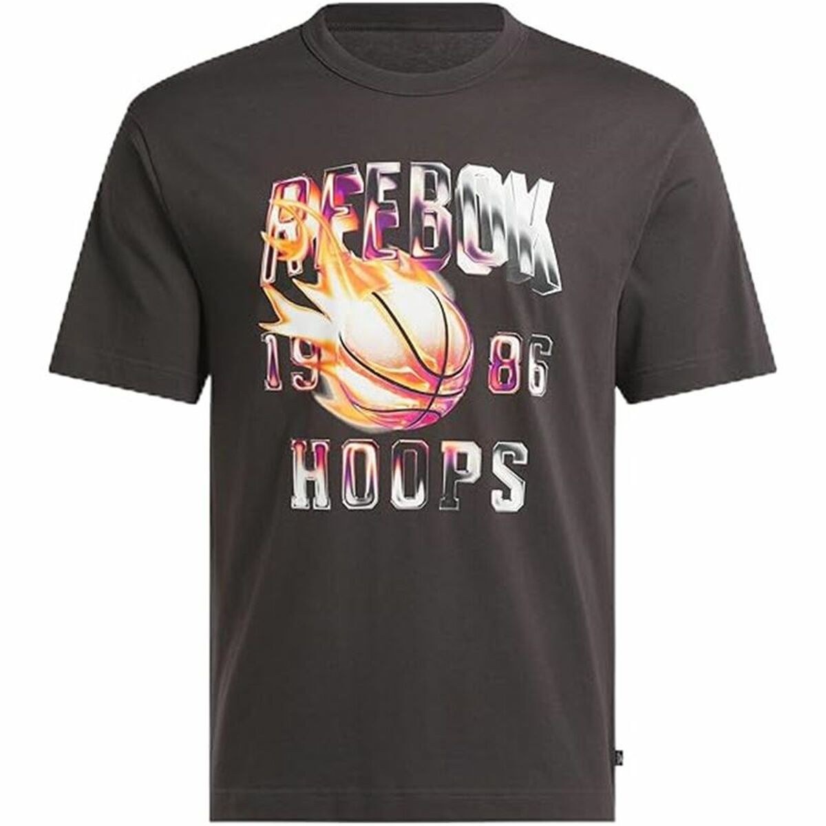Футболка с коротким рукавом мужская Gs Basketball On Fir Чёрный