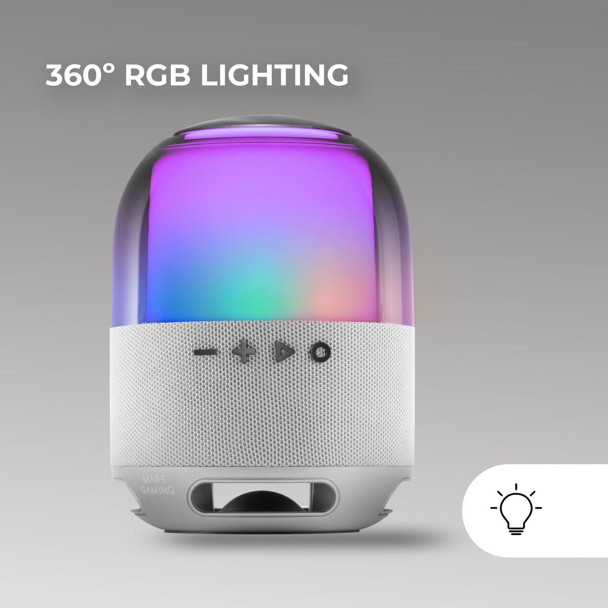 Портативный Bluetooth-динамик MSFLOWW Серебристый 15 W 4 W
