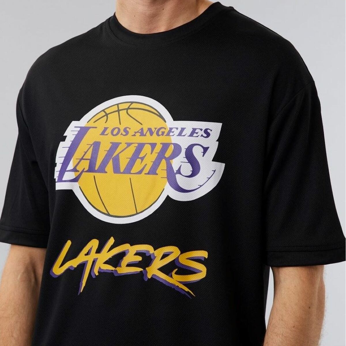 Спортивная футболка с коротким рукавом MESH TEE LOSLAK BLKTRP 60284737 Чёрный