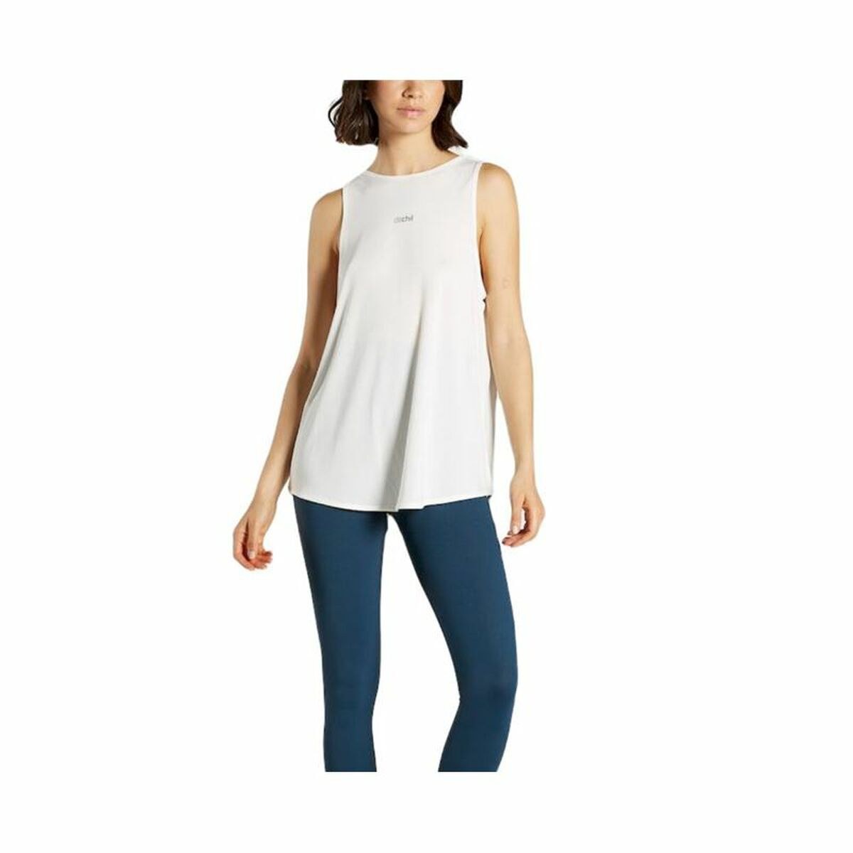 Women's Sleeveless T-shirt Aria White