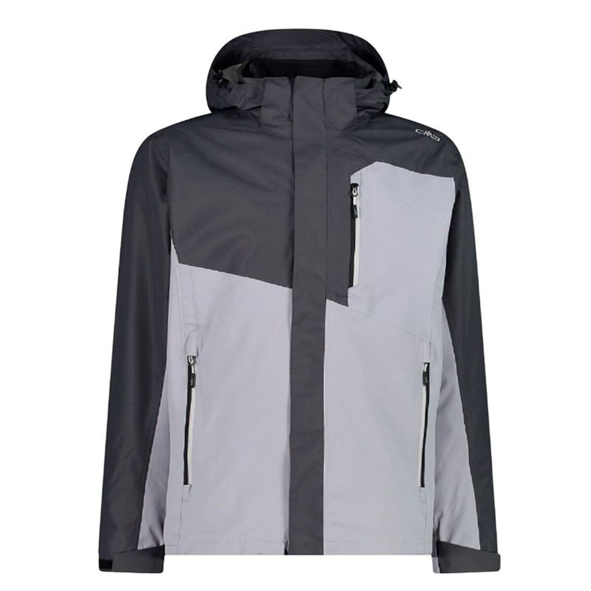 Мужская спортивная куртка CMP Man Zip Detachable Inn Серый