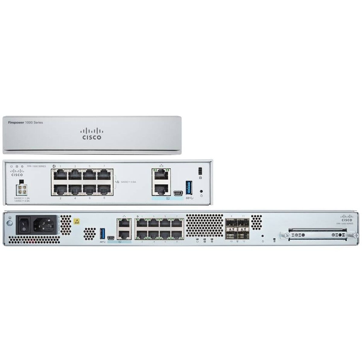 Firewall FPR1140-ASA-K9 RJ45 rj45 x 8 Белый