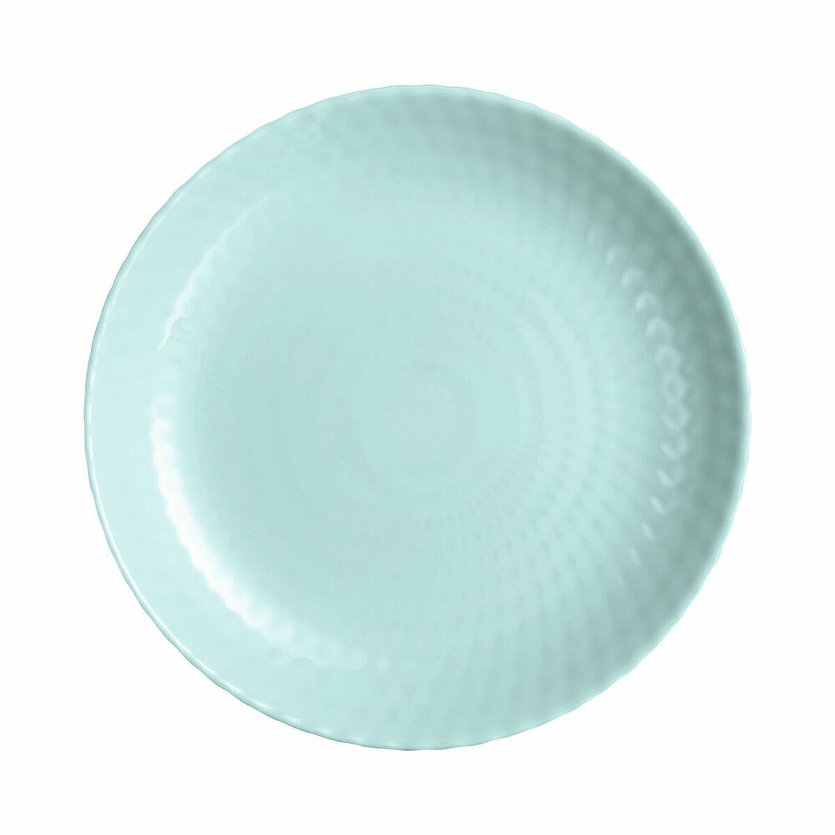 Flat plate Pampille Turquoise Glass (Ø 25 cm)